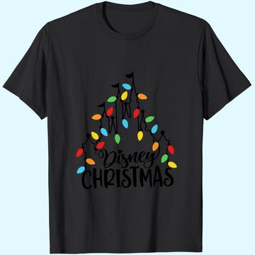 Discover Christmas Disney Christmas Castle Family Matching T-Shirt