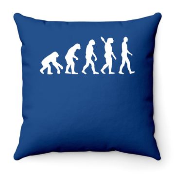Discover Human Evolution Throw Pillow