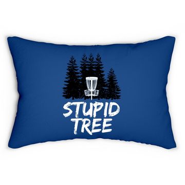 Discover Stupid Tree Disc Golf Lumbar Pillow Funny Frisbee Golf Lumbar Pillow Lumbar Pillow
