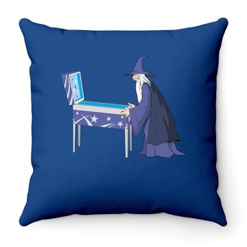 Discover Pinball Wizard Throw Pillow
