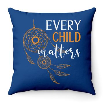 Discover Every Child Matters Throw Pillow Indigenous People