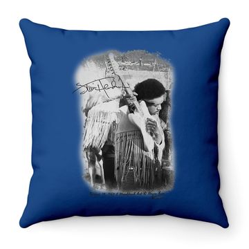 Discover Jimi Hendrix Woodstock Throw Pillow