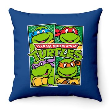 Discover Teenage Mutant Ninja Turtles Paneled Characters Throw Pillow