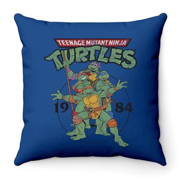 Discover Teenage Mutant Ninja Turtles Classic Circle 1984 Throw Pillow-throw Pillow