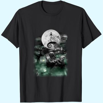 Discover The Nightmare Before Christmas Haunted Scene T-Shirt