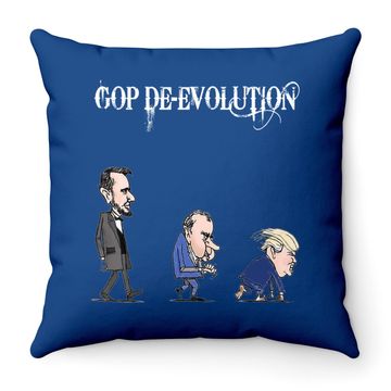 Discover Trump Evolution Republican Gop Throw Pillow