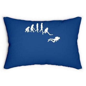 Discover Scuba Dive T- Lumbar Pillow Evolution Diving Diver Ocean Lover Gift