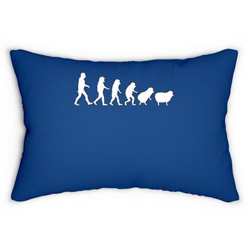 Discover Conspiracy Theorist Human Evolution Wake Up Sheeple Sheep Lumbar Pillow
