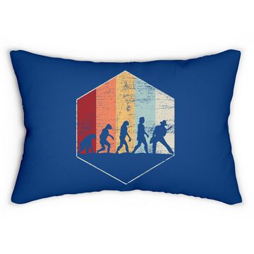 Discover Vintage Evolution Bass Guitar Lumbar Pillow