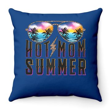 Discover Hot Mom Summer Throw Pillow