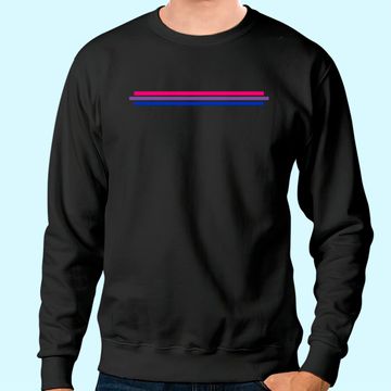 Discover Bisexuality Flag Sweatshirt LGBT Bi Pride Sweatshirt