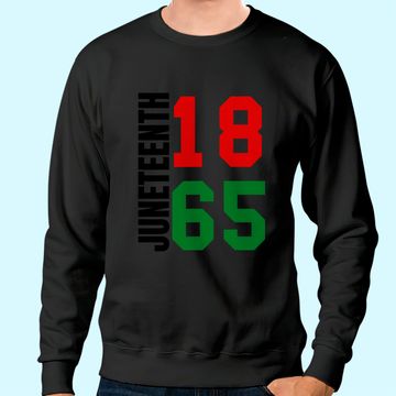 Discover Juneteenth Men's Sweatshirt Black Proud African