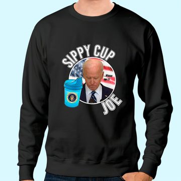 Discover Funny Sippy Cup Joe Biden Premium Sweatshirt