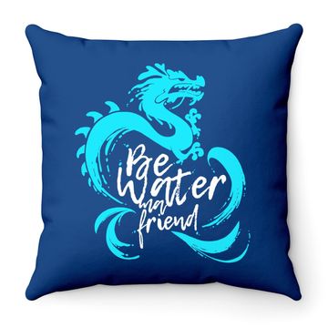 Discover Bruce Lee Quote Kung Fu Fighter Throw Pillow