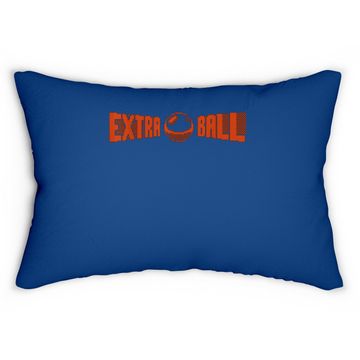 Discover Classic Retro Pinball Gift - Extra Ball - Pixel Art Lumbar Pillow