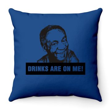 Discover Bill Cosby Short Sleeve Throw Pillow For Man Black