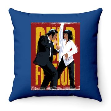 Discover Nirvan Pulp Fiction Dance Throw Pillow