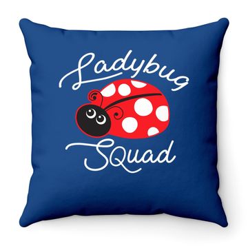 Discover Ladybug Squad Throw Pillow