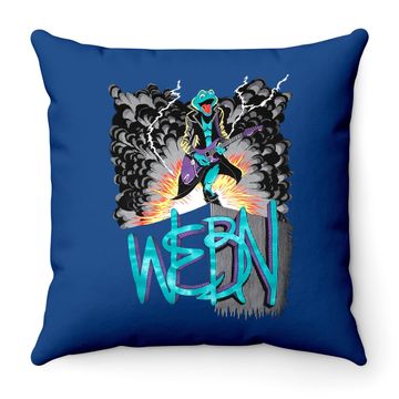 Discover Vintage Webn Fireworks Throw Pillow