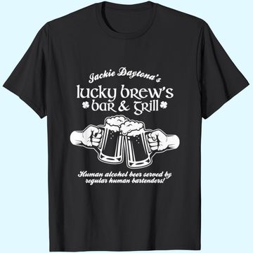 Discover Lucky Brew's Bar Grill Jackie Daytona T-Shirt