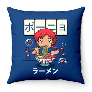 Discover Ponyo Goldfish Rathrow Pillow