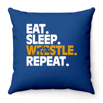 Discover Wrestling  throw Pillow
