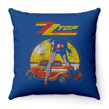 Discover Zz Top Legs Fitted Jersey Throw Pillow