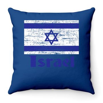 Discover Flag Of Israel Throw Pillow