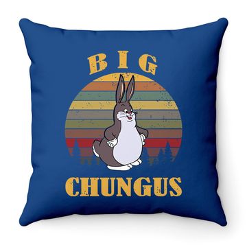 Discover Big Chungus Vintage Best Throw Pillow