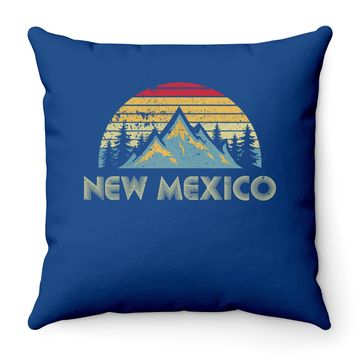 Discover New Mexico Mountains Nature Hiking Throw Pillow