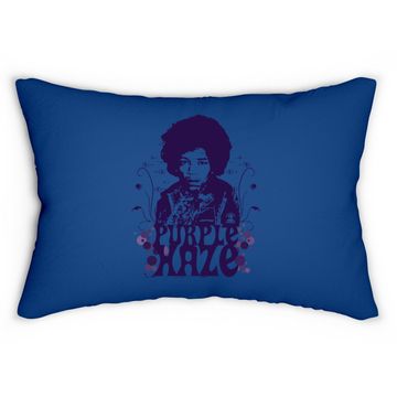 Discover Jimi Hendrix - Purple Haze Lumbar Pillow