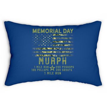 Discover Murph Challenge Memorial Day Wod Workout Gear 2021 Lumbar Pillow