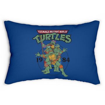 Discover Teenage Mutant Ninja Turtles Classic Circle 1984 Lumbar Pillow-lumbar Pillow