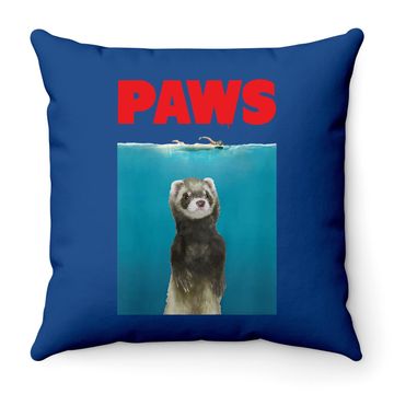 Discover Paws Ferret Throw Pillow