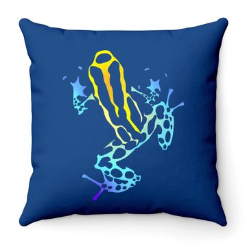 Discover Poison Dart Frog Throw Pillow