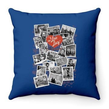 Discover I Love Lucy 65th Anniversary Collage Throw Pillow