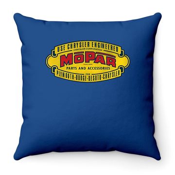 Discover Racing Classic Logo Hotrod Muscle Car Vintage Car Graphic Throw Pillow