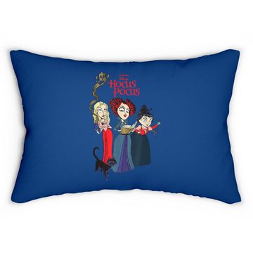 Discover Hocus Pocus Sanderson Sisters Witch Lumbar Pillow