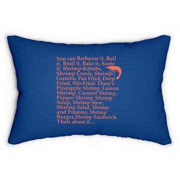 Discover Nirvan Forrest Gump L Forrest Gump Shrimp Quote Lumbar Pillow