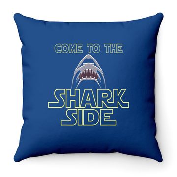 Discover Great White Shark Throw Pillow