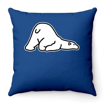 Discover Polar Bear Throw Pillow