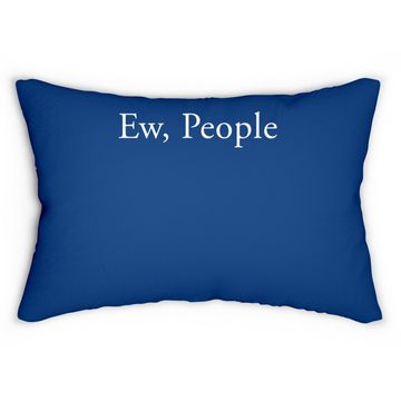 Discover Ew People - Social Anxiety Lumbar Pillow