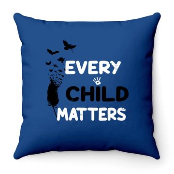 Discover Every Child Matters Indigenous Throw Pillow