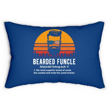 Discover Bearded Funcle Definition Lumbar Pillow