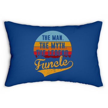 Discover Funcle The Man The Myth The Legend Lumbar Pillow