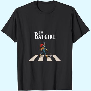 Discover The Batgirl With Dog Superhero T Shirt