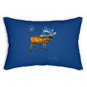 Discover Colorado Elk Hunting Lumbar Pillow