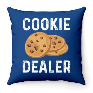 Discover Cookie Dealer Throw Pillow