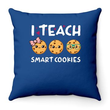 Discover Teacher I Teach Smart Cookies Back To School Throw Pillow