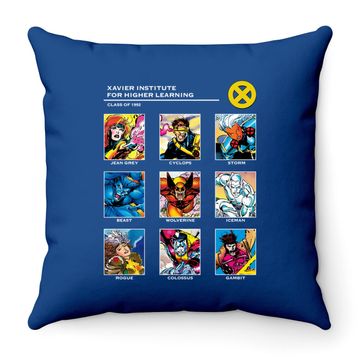 Discover X-xavier Institute 90s Throw Pillow